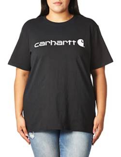 Carhartt Damen Workwear Logo Short-Sleeve T-Shirts, Black, XS von Carhartt