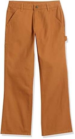 Carhartt Gewaschene Latzhose für Jungen (gefüttert und ungefüttert), Braun (Carhartt Brown), 12 von Carhartt