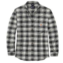 Carhartt Herren 105945 Rugged Flex Relaxed Fit Midweight Flanell Long-S – XXL Regular – Malz, Malt, XX-Large von Carhartt