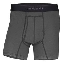 Carhartt Herren 12,7 cm Schrittlänge, Basic Baumwoll-Poly-Boxershorts, 2er-Pack Retroshorts, Shadow, X-Large von Carhartt