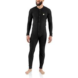 Carhartt Herren Base Force Classic Thermo-Unterhemd Union Suit Baselayer, Schwarz, Medium von Carhartt