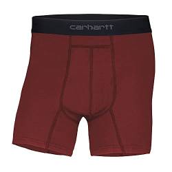 Carhartt Herren Boxershorts aus Baumwollmischgewebe, 12,7 cm, 2er-Pack Retroshorts, Gebrannter Ziegel, XX-Large von Carhartt