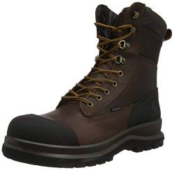 Carhartt Herren Detroit Rugged Flex® Wasserfester, 20 cm hoher S3-Sicherheitsstiefel, Dunkelbraun, 39 von Carhartt