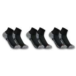 Carhartt Herren Force Midweight 3er-Pack Socken, Schwarz, X-Large von Carhartt