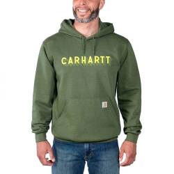 Carhartt Herren Kapuzenpullover Rain Defender Logo Graphic, Farbe:New Navy, Größe:L von Carhartt