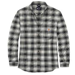 Carhartt Herren Langarmhemd Flannel L/S Plaid Shirt, Farbe:Malt, Größe:XL von Carhartt