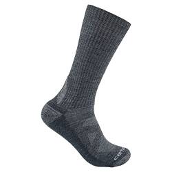 Carhartt Herren Mittelschwere Stiefelsocken aus Merinowoll-Mischgewebe Socken, Anthrazit meliert, Medium von Carhartt