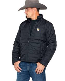 Carhartt Herren Rain Defender® leichte, isolierte Jacke, Schwarz, S von Carhartt