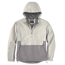 Carhartt Herren Rain Defender Loose Fit Lightweight Packable Anorak, Farbe: Malt Asphalt, XXL von Carhartt