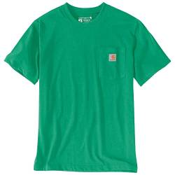 Carhartt Herren Relaxed Fit Heavyweight Short-Sleeve Pocket T-Shirt, Farbe: Malachite, Größe: M von Carhartt