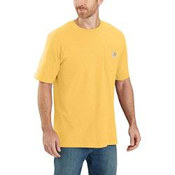 Carhartt Herren Relaxed Fit Heavyweight Short-Sleeve Pocket T-Shirt, Farbe: Sundance Heather, Größe: M von Carhartt