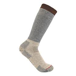 Carhartt Herren Schwere Stiefelsocke aus Wollgemisch Socken, Heather Grey Cream, Large von Carhartt