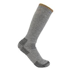 Carhartt Herren Schwere Stiefelsocke aus Wollgemisch Socken, Meliert, Grau, X-Large von Carhartt