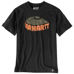 Carhartt Herren T-Shirt Camo C Graphic, Farbe:Black, Größe:L von Carhartt