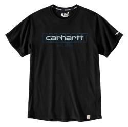 Carhartt Herren T-Shirt Force Logo Graphic, Farbe:Black, Größe:L von Carhartt