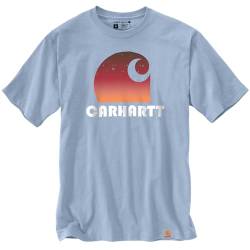 Carhartt Herren T-Shirt Heavy C Graphic, Farbe:Fog Blue, Größe:L von Carhartt