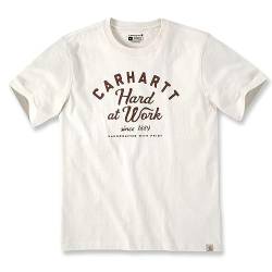 Carhartt Herren T-Shirt Relaxed Fit S/S Graphic, Farbe:Malt, Größe:S von Carhartt