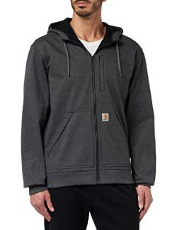 Carhartt Herren Wind Fighter® mittelschweres Full-Zip Sweatshirt, Anthrazit meliert, S von Carhartt