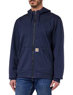 Carhartt Herren Wind Fighter® mittelschweres Full-Zip Sweatshirt, Marineblau, S von Carhartt