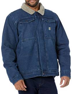 Carhartt Herren Winterjacke Relaxed Denim Sherpa Lined, Farbe:Beech Gr: L von Carhartt