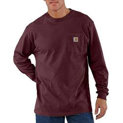 Carhartt Langärmeliges Herren-T-Shirt mit Tasche, lockere Passform von Carhartt