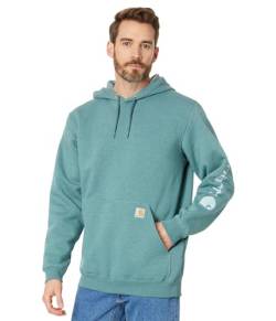 Carhartt Loose Fit Midweight Logo Sleeve Graphic Sweatshirt,Sea Pine Heather,XXL von Carhartt