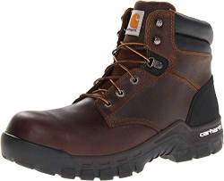 Carhartt Men's 6" Rugged Flex Waterproof Breathable Composite Toe Leather Work Boot CMF6366,Brown Oil Tanned Leather,11 M US von Carhartt