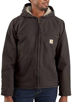 Carhartt Men's Long Sleeve, Dark Brown, Large von Carhartt