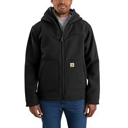 Carhartt Men's Super Dux Relaxed Fit Sherpa-Lined Active Jac Bonded Chore Coat, Black, M von Carhartt