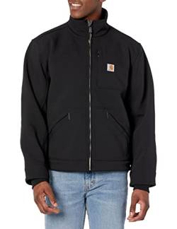 Carhartt Men's Super Dux Relaxed Fit Sherpa-Lined Bonded Detroit Jacket, Black, L von Carhartt