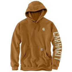 Carhartt Rain Defender Loose Fit Midweight C Graphic Hoodie (Light Brown,M) von Carhartt