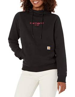 Carhartt Relaxed Fit Lightweight Graphic Hooded Sweatshirt, Farbe: Black, Größe: M von Carhartt