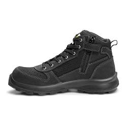 Carhartt Unisex Michigan Sneaker Midcut Zip Safety Shoe S1p, Schwarz, 36 von Carhartt