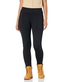 Carhartt Womens Force Fitted Heavyweight Lined Legging - Schwarz Gr - S von Carhartt