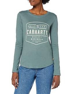 Carhartt Womens Lockhart Graphic Long-Sleeve T-Shirts, Balsam Green, M von Carhartt