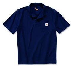 Carhartt Workwear T-Shirt Contractor´s Work Pocket Polo - Navy (M) von Carhartt