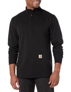 Langärmeliges Thermo-Shirt mit halbhohem Reißverschluss, Black, M von Carhartt