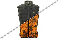 Carinthia G-Loft Ultra Loden Wendeweste Oliv camo orange Größe L Thermoweste Loden Outdoorweste Weste Jagdweste Jagd von Carinthia