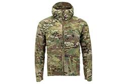 Carinthia TLG Jacket Atmungsaktive, isolierte, ultra-leichte Übergangs-Jacke Herren, winddicht mit Kapuze, Thermo-Jacke für Sport und Freizeit (Multicam, L) von Carinthia