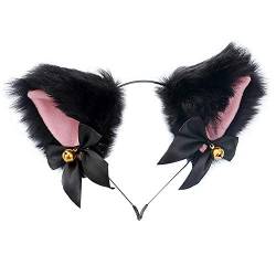 Neon Schmuck Cosplay Party Girl Girl Cat Cam Ohren Zubehör Prop für Headwear Furry Hair Clip von Caritierily