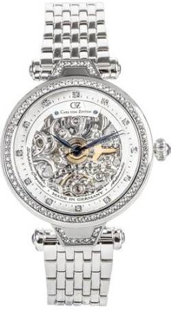 Carl von Zeyten Damen Uhr Armbanduhr Automatik Gütenbach CVZ0071WHMB von Carl von Zeyten