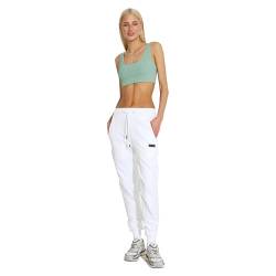 Carlheim Women's Sweatpants Universal Nova Comfort, White, Medium von Carlheim