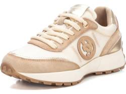 Carmela - Damen-Sneaker mit Kordelzug, Farbe: Mehrfarbig, Größe: 37, beige, 39 EU von Carmela