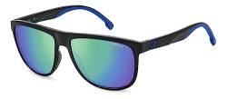 Carrera Unisex 8059/s Sunglasses, D51/Z0 Black Blue, 58 von Carrera