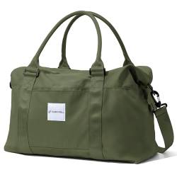 Carrywell (Nicht in China hergestellt), von Fluggesellschaften zugelassene Handgepäcktasche, Damen-Sport- und Reisetasche, Wochenendtasche, Schultergurt, Gepäckhülle und Diebstahlschutztasche, von Carrywell