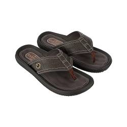 Cartago Herren Fiji IV Thong AD Flipflop, Brown/Dark Brown, 44 EU von Cartago