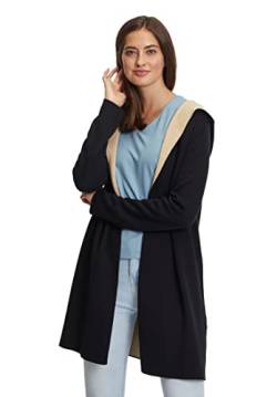 Cartoon Damen 5349/7069 Strickjacke, Black/Beige, 36 von Cartoon