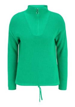 Cartoon Damen Basic-Strickpullover mit Stehkragen Bright Green,40 von Cartoon