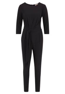 Cartoon Damen Jumpsuit mit Bindegürtel Schwarz,42 von Cartoon