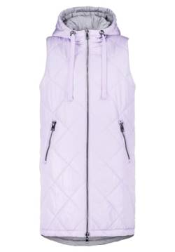 Cartoon Damen Steppweste mit Kapuze Lilac/Grey,36 von Cartoon